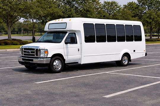 20-passenger minibus available for charter in Los Angeles, CA
